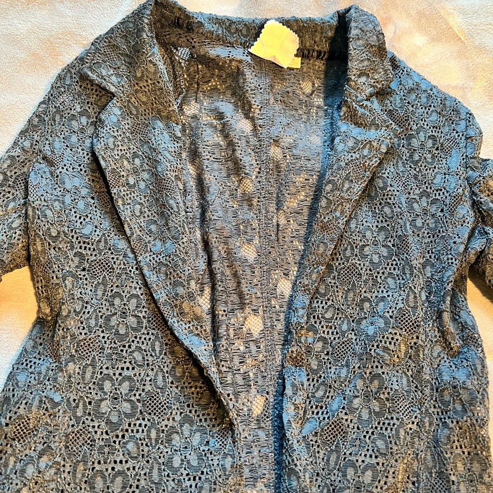 Lace blazer